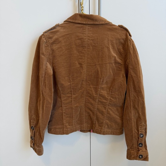 KUT From The Kloth Brown Corduroy Jacket Size Large | Button Front Fall Jacket - Picture 2 of 9